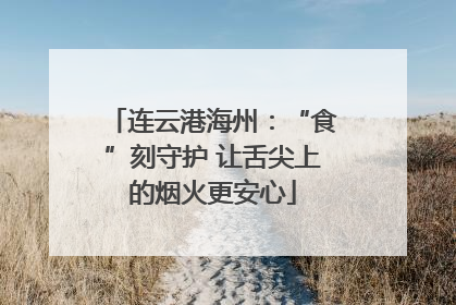连云港海州：“食”刻守护 让舌尖上的烟火更安心