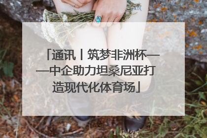 通讯丨筑梦非洲杯——中企助力坦桑尼亚打造现代化体育场