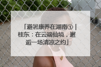 避暑康养在湖南①｜桂东：在云端仙境，邂逅一场清凉之约