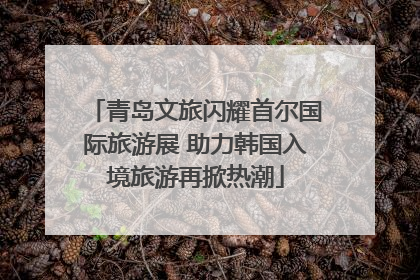青岛文旅闪耀首尔国际旅游展 助力韩国入境旅游再掀热潮