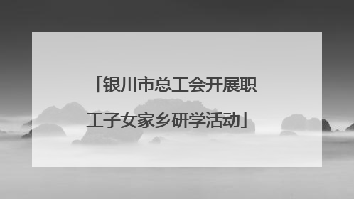 银川市总工会开展职工子女家乡研学活动