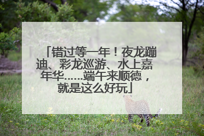 错过等一年！夜龙蹦迪、彩龙巡游、水上嘉年华……端午来顺德，就是这么好玩