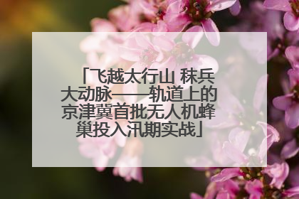 飞越太行山 秣兵大动脉——轨道上的京津冀首批无人机蜂巢投入汛期实战