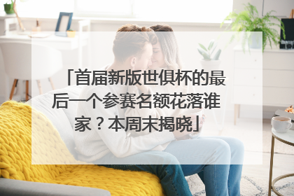 首届新版世俱杯的最后一个参赛名额花落谁家？本周末揭晓