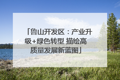 鲁山开发区：产业升级+绿色转型 描绘高质量发展新蓝图