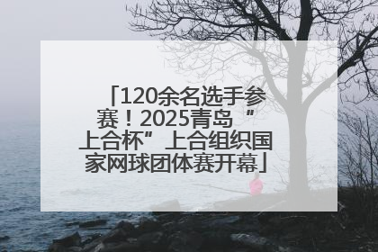 120余名选手参赛！2025青岛“上合杯”上合组织国家网球团体赛开幕