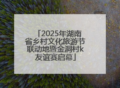 2025年湖南省乡村文化旅游节联动地暨金洞村k友谊赛启幕