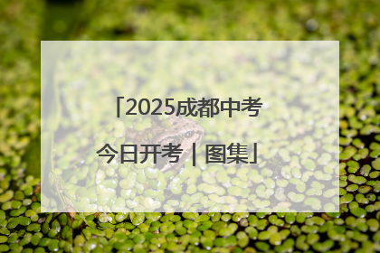 2025成都中考今日开考｜图集